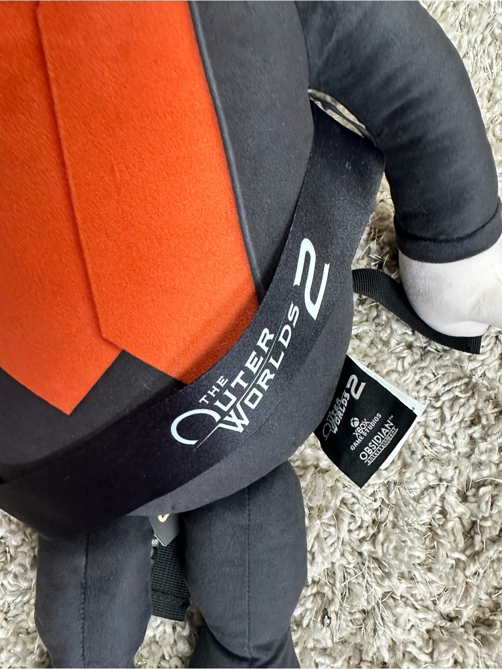 The Outer Worlds 2 Martin Spacers Choice Moon Man Plush Backpack Obsidian Xbox - Picture 5 of 6